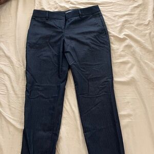 Express Columnist Pinstripe Ankle Pants
